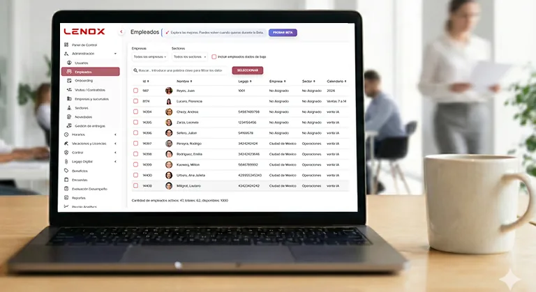 Software de recursos humanos para PyMEs y control horario