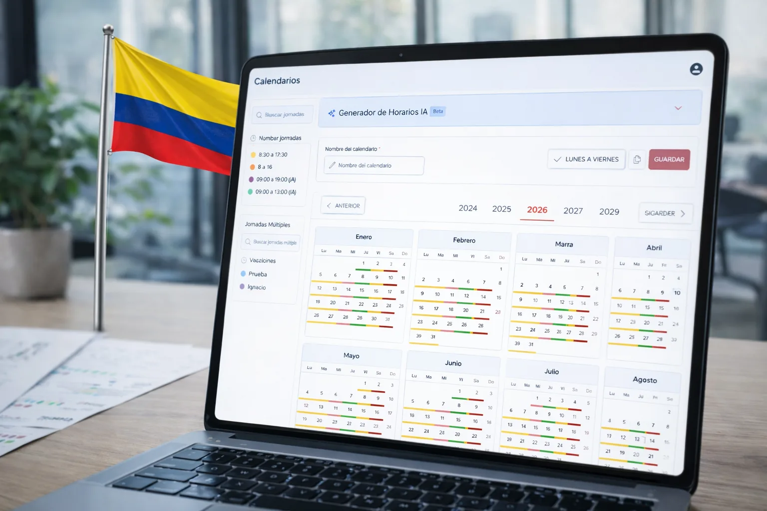 Ley 2101 Colombia: 42 horas semanales y control horario