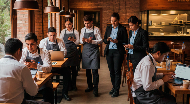 Restaurante y gestión de personal