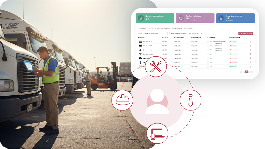 Vehículos y equipos de carga