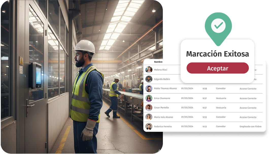 Control de turnos en planta