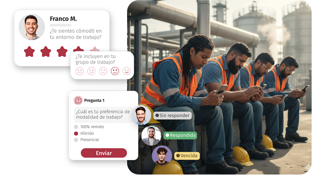 Encuestas de seguridad y condiciones de trabajo