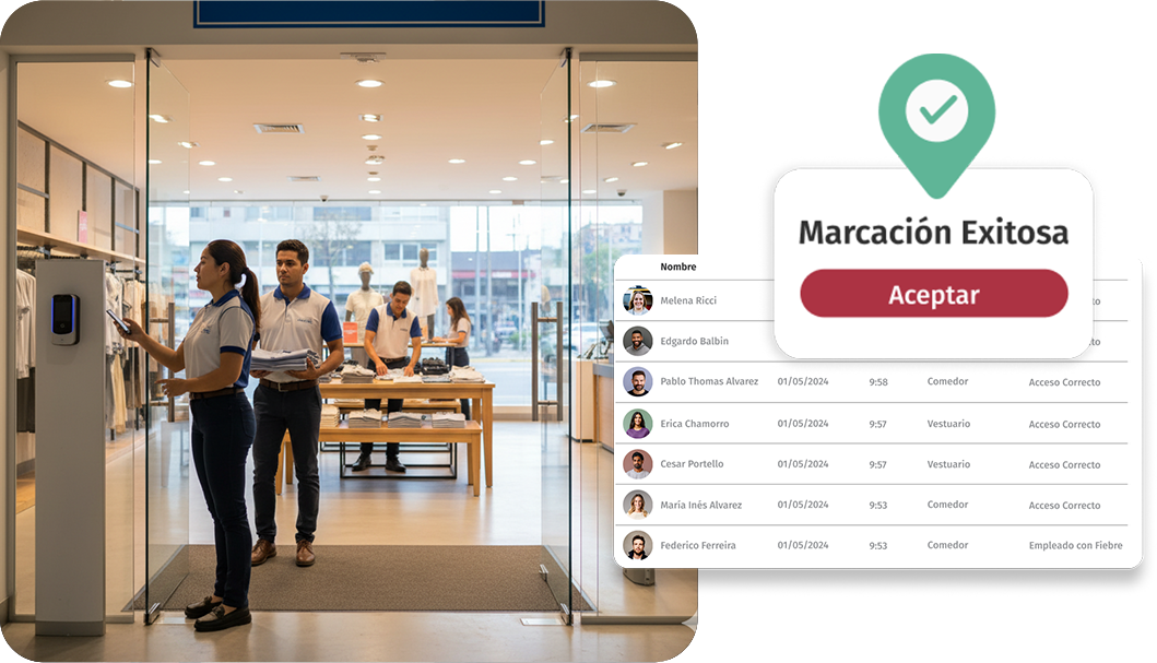 Control de turnos en retail