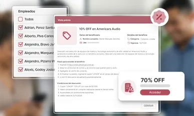Carga centralizada de beneficios