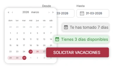 Solicitudes desde el Portal del Empleado